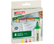 edding 24 EcoLine Textmarker 4er Set 2