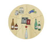 beleduc HUMANICO Puzzle Mülltrennung 3