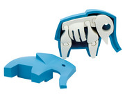 Afrikanische Tiere magnetisch 4er Set 3