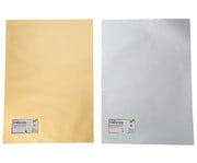 Tonpapier 130 g/m² 50 x 70 cm 10 Bogen glänzend Einzelfarben 2