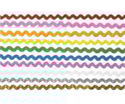 Zickzack Band 10 Farben 1