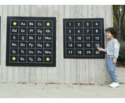 Outdoor Kreidetafel Alphabet 2