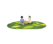 Spielteppich Blätter 4