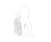 Xbrick® 2er Set Multifunktionshocker Baustein 5
