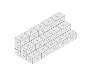 Xbrick® 30er Set Treppe 4