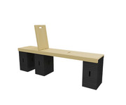 Xbrick® Set Bank mit Lehne 1