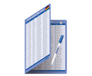 Ich übe unregelmässige Verben – Lerntafel mit Stift 1