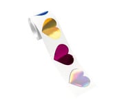 folia Stickerrolle Herzen 48 Sticker 2