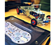 Metallbaukasten Retro Car appgesteuert 6