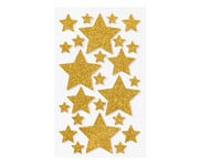 folia Moosgummi Glitzer Sticker Sterne 50 Stück 2