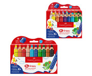 FABER CASTELL Buntstifte Grippy mit Spitzer 1