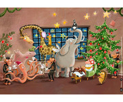 Kamishibai Bildkarten Das grosse Weihnachtsfest im Zoo 4