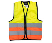 Korntex® Kinder Warnweste mit Reissverschluss gelb/orange 1