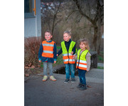Korntex® Kinder Warnweste mit Reissverschluss gelb/orange 7
