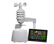 Wetterstation mit kabellosem Wind und Regensensor 1