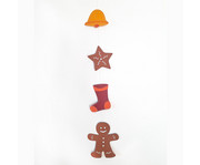 Prickel Vorlagen Nikolaus und Lebkuchen 10 Stück 4