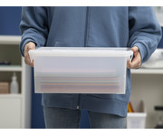 Betzold Aufbewahrungsbox 16 x 39 5 x 27 5 cm DIN A4 weiss transparent aus treeNside Material 4
