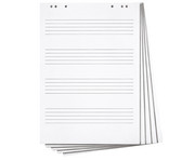 Betzold Flipchart Block mit Notenlinien 1