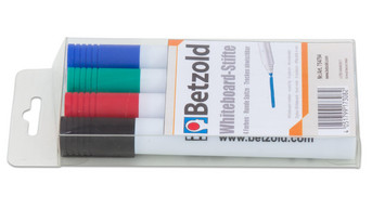 Whiteboard-Marker Trocken Abwischbar – 4 Stück In Grün, Rot, Blau, Schwarz, Für Whiteboards & Tafeln