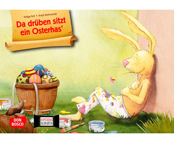 Kamishibai Bildkarten Da drüben sitzt ein Osterhas'
