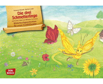 Die drei Schmetterlinge Kamishibai Bildkartenset