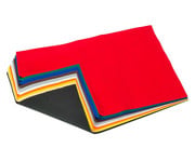 folia Bastelfilz 10 Bogen 10 Farben 1