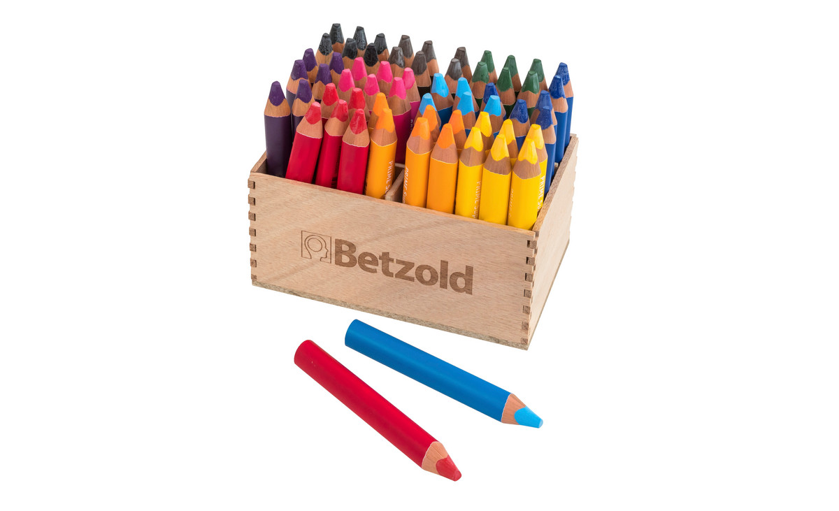 Betzold Super-Jumbo-Dreikant-Farbstifte