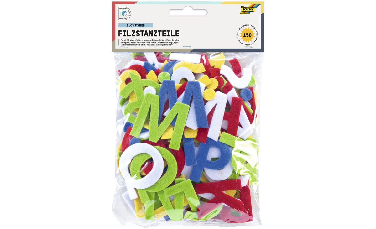 Filz-Buchstaben, selbstklebend