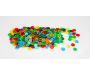 Betzold Grosse Kunststoffbox gefüllt mit 1000 farb transparenten Chips 4