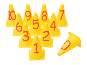 Betzold Sport Zahlenkegel von 0 - 10