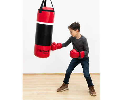 Boxsack Set 10 kg für Kinder mit Boxhandschuhen – Palo24