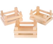 Obstkisten aus Holz 3er Set 1