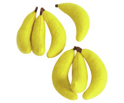Filz Bananen 7 Stück ca 8 cm 1