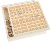 Wörter legen aus Holz 2