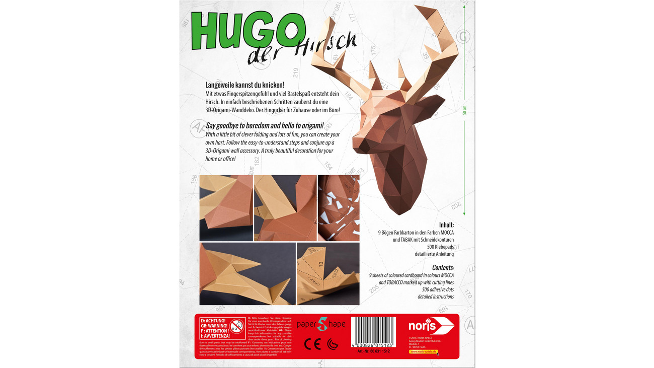 Papershape Hirsch