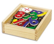 Betzold Magnetzahlen aus Holz 37 teilig 1