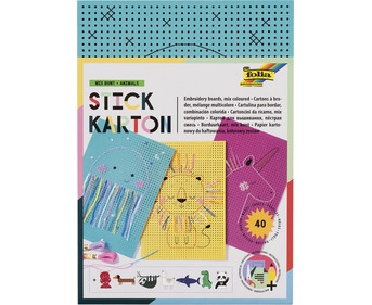 Ausnäh oder Stickkarton 40 Blätter