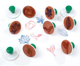 Blätterstempel 10 teilig