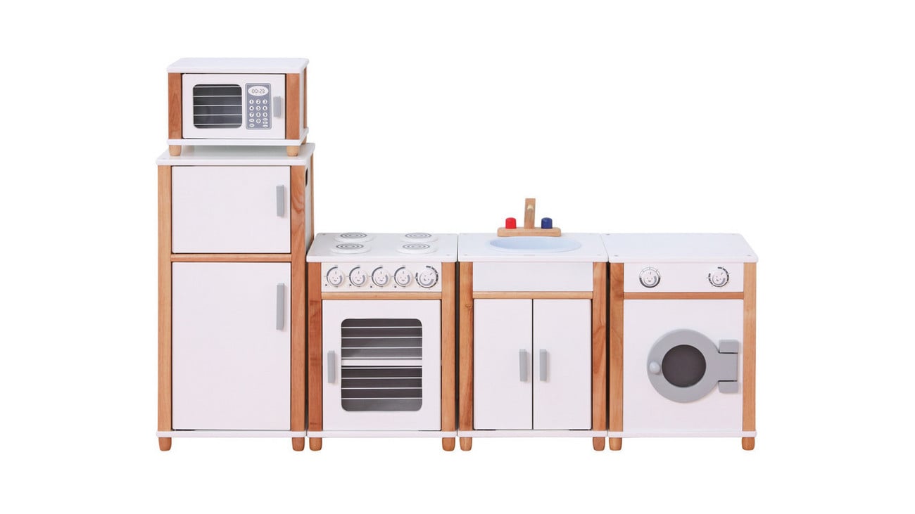 Modul-Kinderküche aus stabilem Holz für Kindgärten | BETZOLD