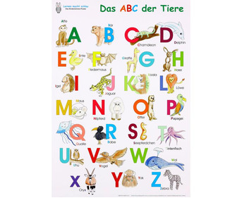 Das ABC der Tiere Poster