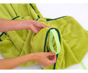 Betzold Stapelbare Liege mit Auflage und grünem Schlafsack 7