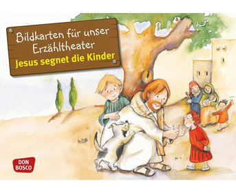 Jesus segnet die Kinder Kamishibai Bildkartenset