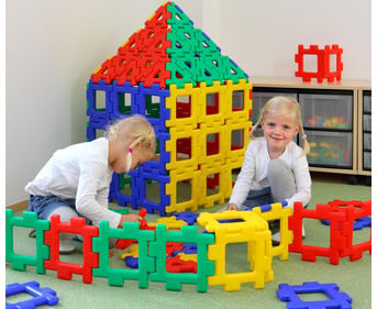 POLYDRON Baumaterial Riesen Set 81 teilig