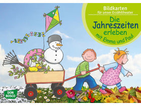 Die Jahreszeiten erleben mit Emma und Paul. Kamishibai-Bildkartenset