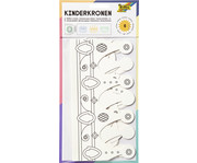 folia Kinderkronen Bastelset mit 6 Kronen 5