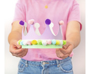 folia Kinderkronen Bastelset mit 6 Kronen 7