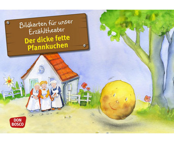 Kamishibai Bildkarten Der dicke fette Pfannkuchen