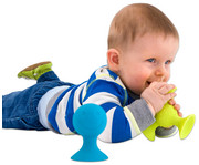 SQUIGZ Rasselsaugnapf 3 teilig 3