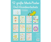 12 grosse Merk Poster DaZ Grundwortschatz 1