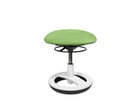 Topstar Hocker Round niedrig mit Alu Standfuss